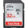 Карта памяти Sandisk SDSDUNC-032G-GN6IN SDHC 32Gb Ultra Class 10 80 Mb/s SDHC 32 Гб